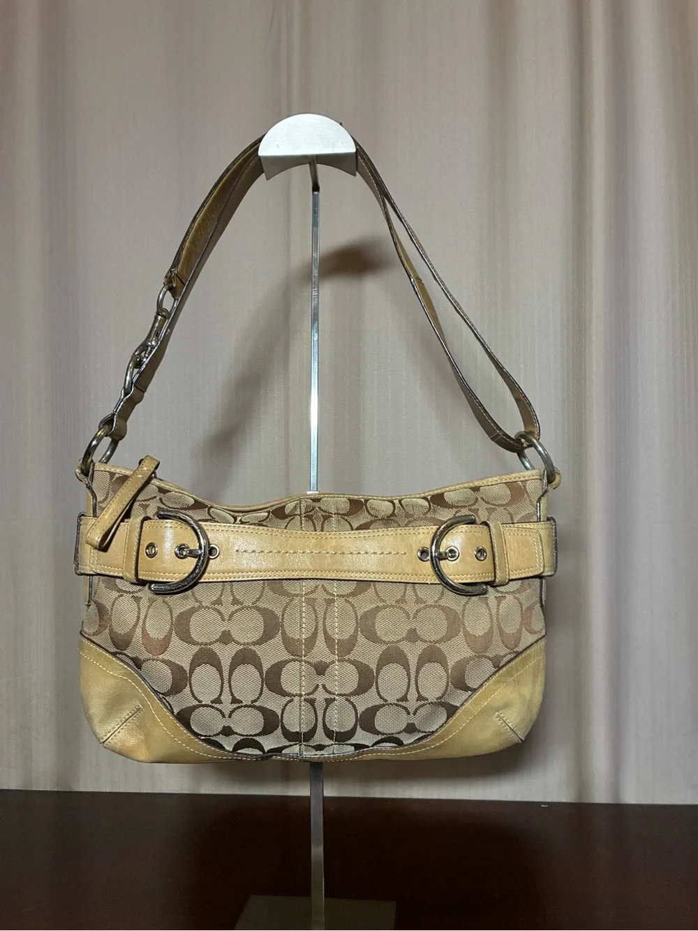 Coach Hampton Buckle Shoulder Bag